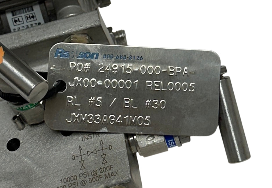 SMAR LD301 HART SMART PRESSURE TRANSMITTER 1/2'' W/ LONE STAR MANIFOLD ASSY USNP