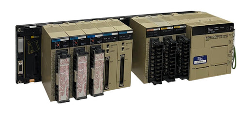 OMRON SYSMAC C200HS COMPLETE SLOT RACK ASSY C200HS-CPU21-E / OC224 / TS001 USNP