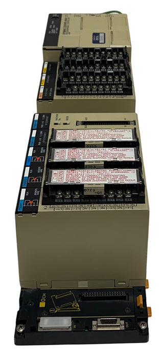 OMRON SYSMAC C200HS COMPLETE SLOT RACK ASSY C200HS-CPU21-E / OC224 / TS001 USNP