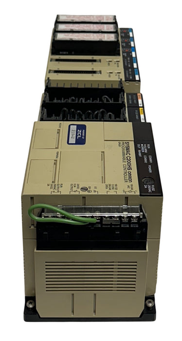 OMRON SYSMAC C200HS COMPLETE SLOT RACK ASSY C200HS-CPU21-E / OC224 / TS001 USNP