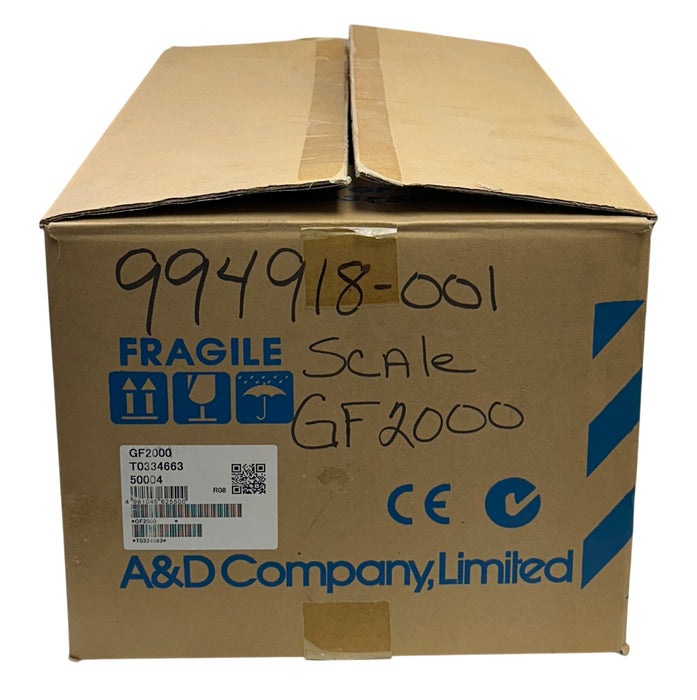 A&D COMPANY GF-2000 / GF2000 GF SERIES PRECISION BALANCE SCALE 2100g MAX NSMP