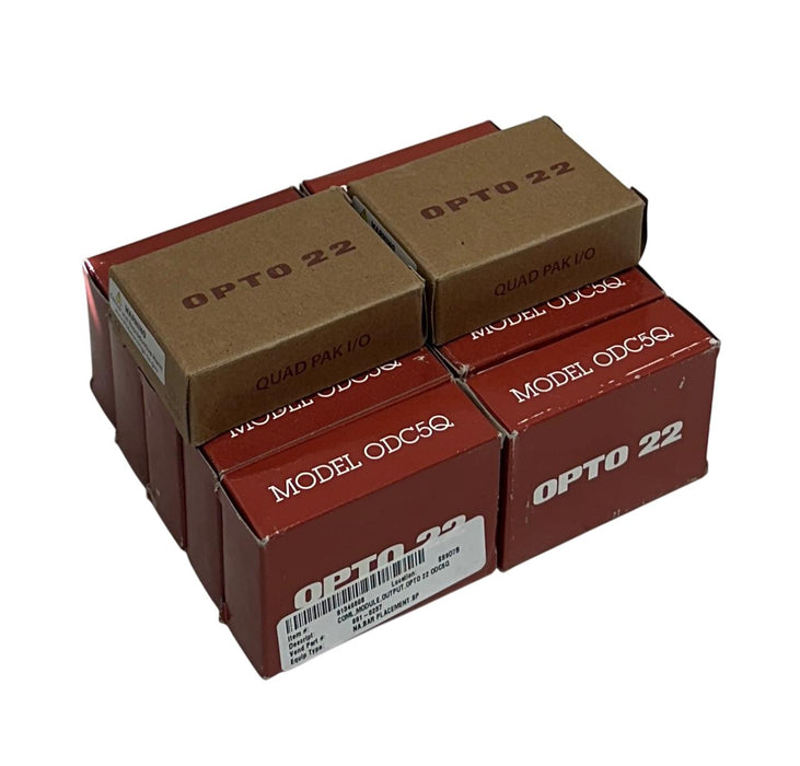 12 OPTO 22 ODC5Q Quad Pak 4-CHNL DIGITAL OUTPUT MODULES 5-60VDC RED NSMP