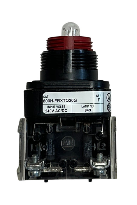 ALLEN BRADLEY 800H-FRXTQ20G /F ILLUMINATED PUSH-PULL DEVICE 30mm 240V NSMP *