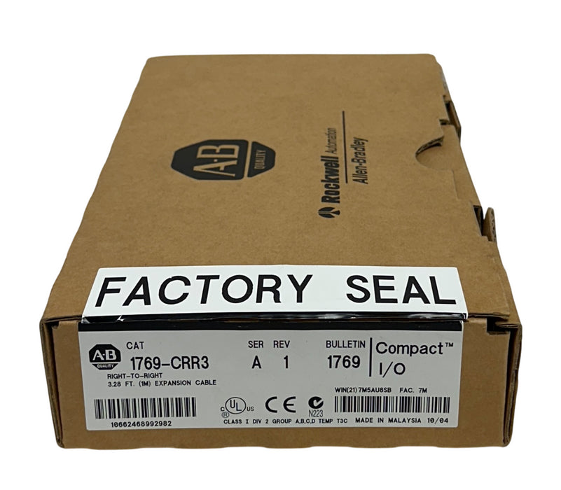 ALLEN BRADLEY 1769-CRR3 /A CompactLogix RIGHT-TO-RIGHT EXPANSION CABLE 1M NSMP