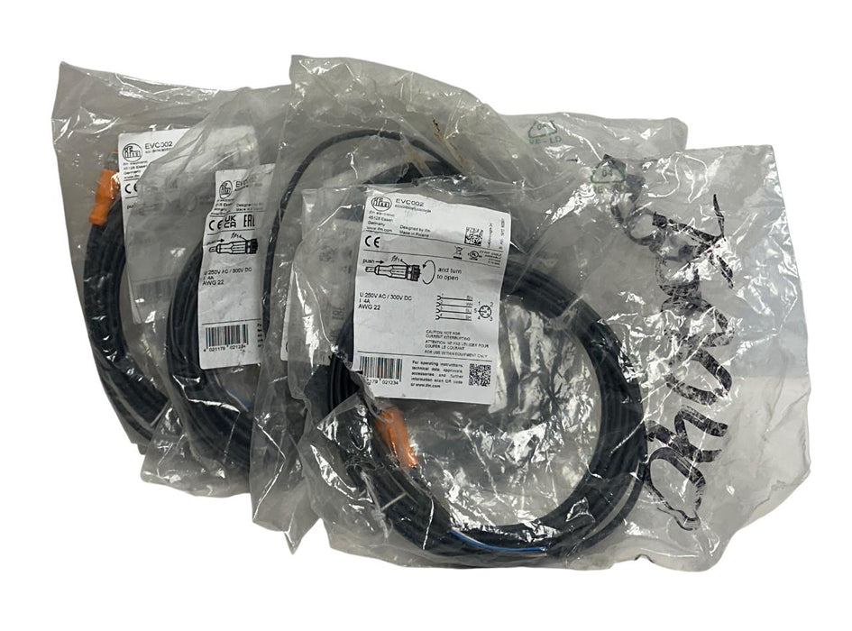 5 IFM ADOGH040MSS0005H04 / EVC002 FEMALE CORDSETS 5M 250VAC/300VDC NSMP