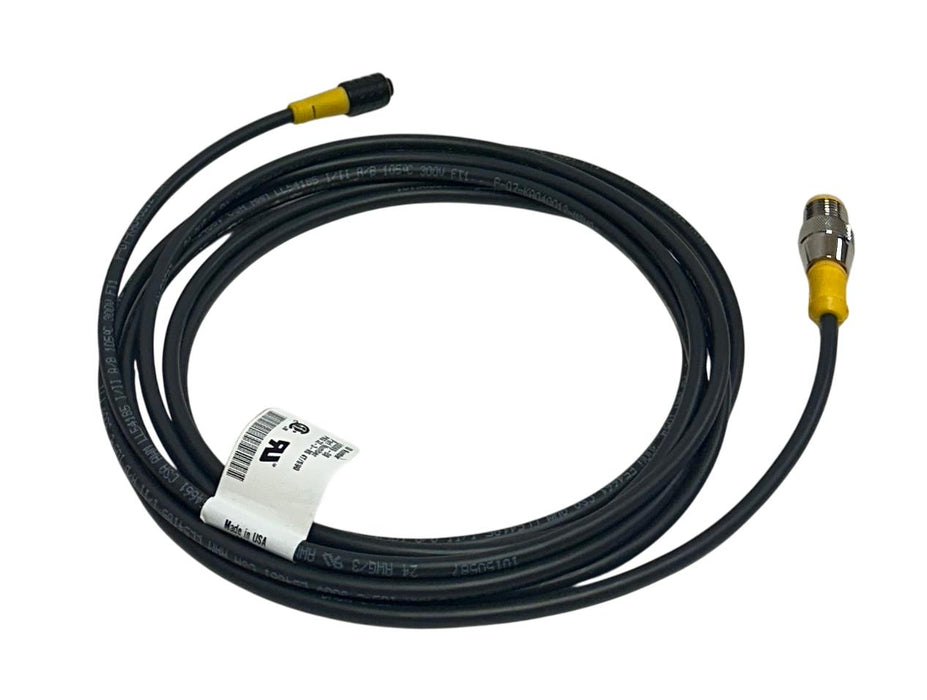 TURCK PKG 3Z-3-RS 4T/S90 / U0069-08 DOUBLE-ENDED CORDSET 3M/9FT M8 NSNP