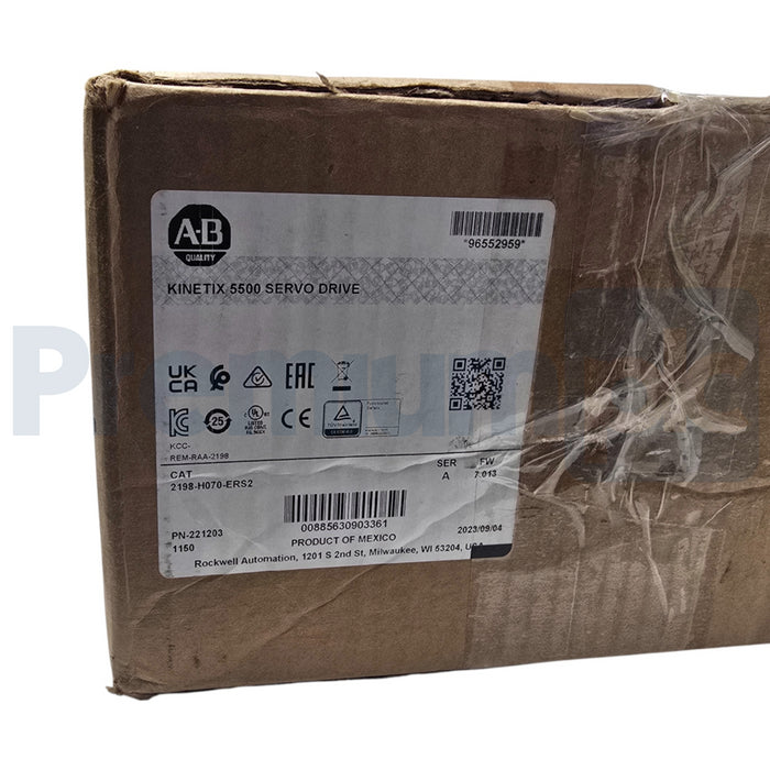 ALLEN BRADLEY 2198-H070-ERS2 /A Kinetix 5500 SERVO DRIVE F/W 7.013 MFD 2023 NSMP