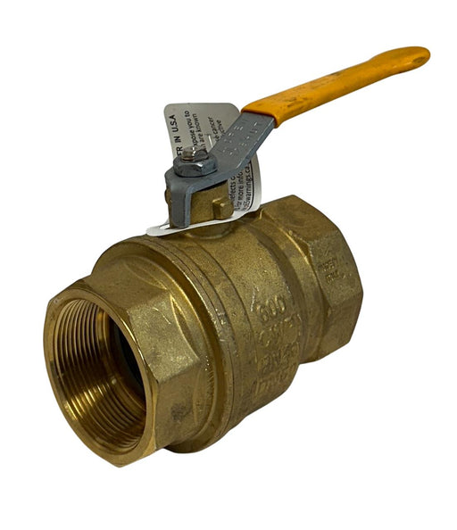 RuB INC S.95 / S95 BALL VALVE 2'' 600CWP PN40 DN50 OPEN-SHUT BRASS NSNP