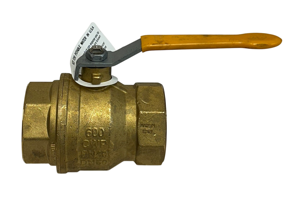RuB INC S.95 / S95 BALL VALVE 2'' 600CWP PN40 DN50 OPEN-SHUT BRASS NSNP