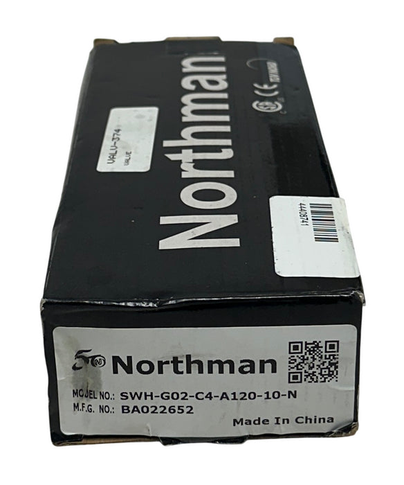 NORTHMAN SWH-G02-C4-A120-10-N / SWHG02C4A12010N SOLENOID DIRECTIONAL VALVE NSMP