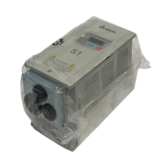 DELTA VFD007S11B S SERIES VARIABLE FREQUENCY DRIVE 0.75kW/1.0HP S1 100-120V NSMP