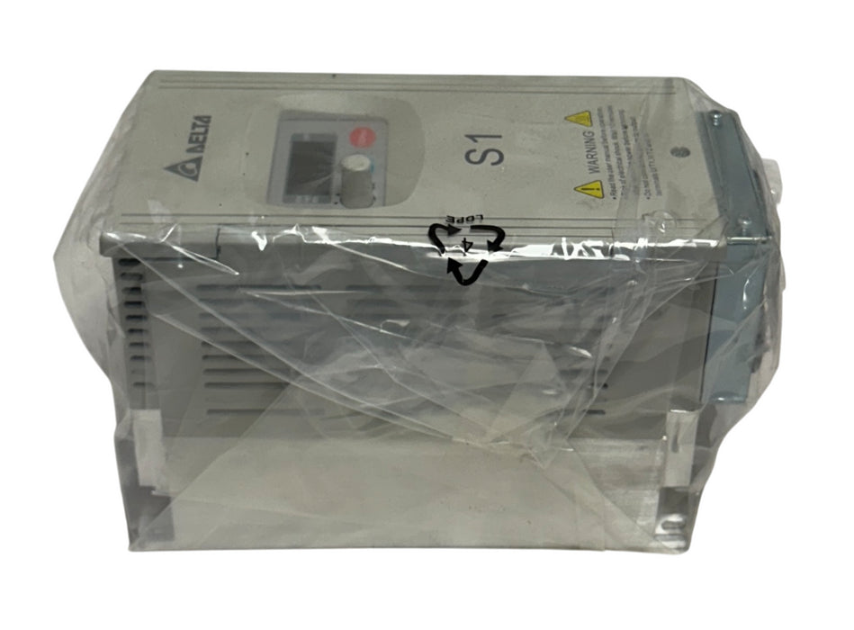 DELTA VFD007S11B S SERIES VARIABLE FREQUENCY DRIVE 0.75kW/1.0HP S1 100-120V NSMP