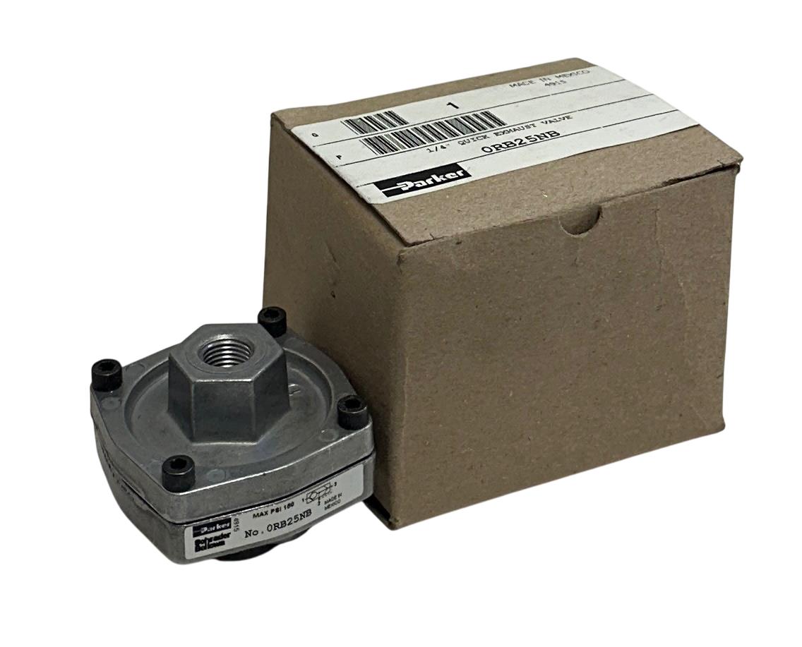 SCHRADER BELLOWS PARKER 0RB25NB QUICK EXHAUST VALVE 1/4'' 0R SERIES NSMP