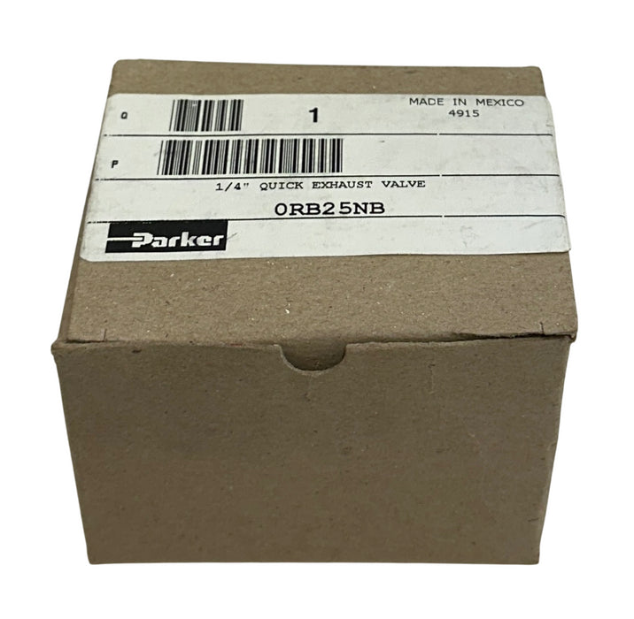 SCHRADER BELLOWS PARKER 0RB25NB QUICK EXHAUST VALVE 1/4'' 0R SERIES NSMP