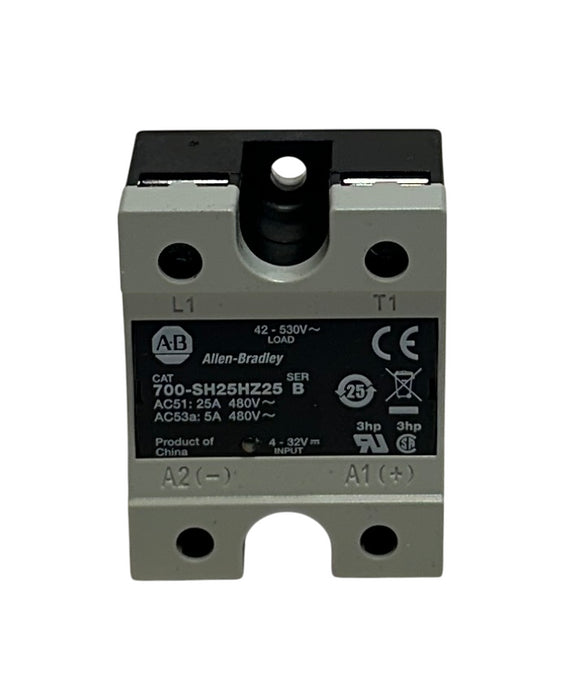 3 ALLEN BRADLEY 700-SH25HZ25 /B BULLETIN 700 SOLID STATE RELAYS 25A AC/DC NSMP