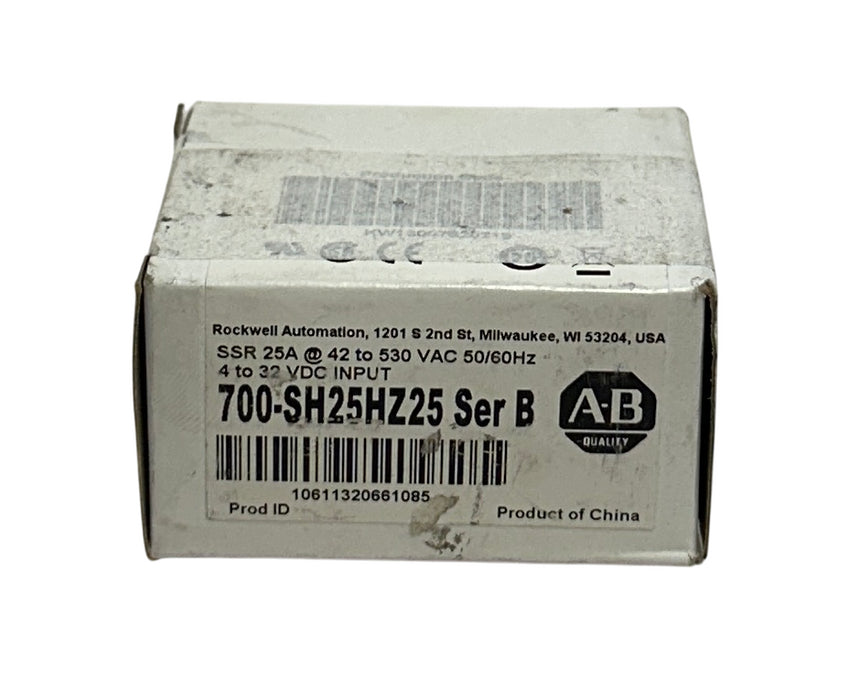 3 ALLEN BRADLEY 700-SH25HZ25 /B BULLETIN 700 SOLID STATE RELAYS 25A AC/DC NSMP