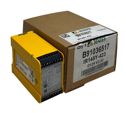 BENDER IR145Y-423 / B91036517 INSULATION MONITORING ISOMETER D129 V2.32 NSMP