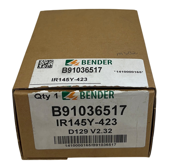 BENDER IR145Y-423 / B91036517 INSULATION MONITORING ISOMETER D129 V2.32 NSMP
