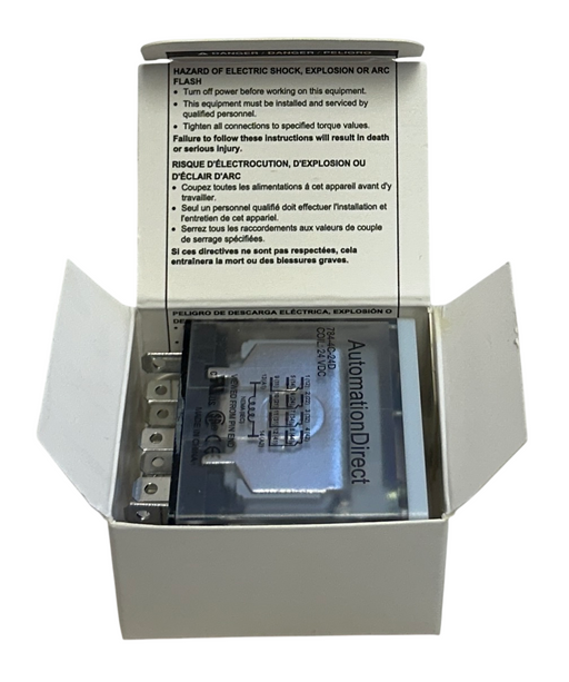 5 AUTOMATIONDIRECT 784-4C-24D / 7844C24D CONTROL RELAYS 14-PIN 24VDC NSMP