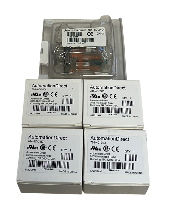5 AUTOMATIONDIRECT 784-4C-24D / 7844C24D CONTROL RELAYS 14-PIN 24VDC NSMP