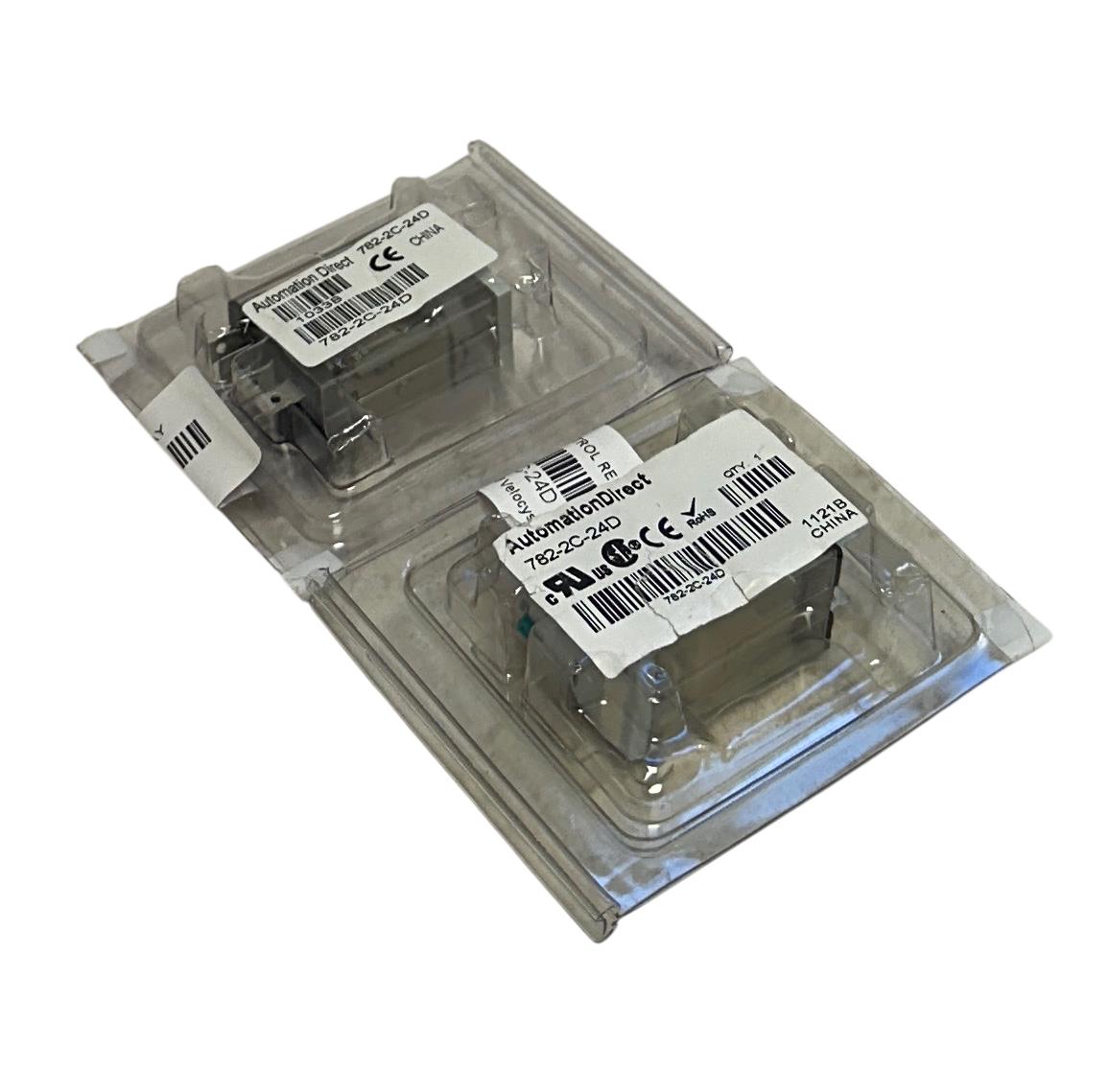 2 AUTOMATIONDIRECT 782-2C-24D / 7822C24D ICE CUBE CONTROL RELAYS 15A 24VDC NSMP