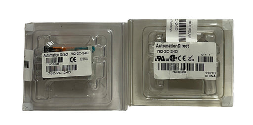 2 AUTOMATIONDIRECT 782-2C-24D / 7822C24D ICE CUBE CONTROL RELAYS 15A 24VDC NSMP