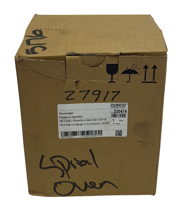 DUNGS FRI 710/6 / 230474 MODULAR GAS PRESSURE REGULATOR 500 mbar/50kPa MAX NSMP