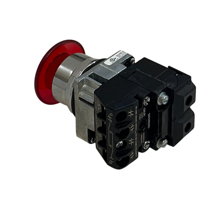 SIEMENS 52PP2DRAB Oil Tight PUSH-PULL OPERATOR PUSH BUTTON 24V RED 2-POS NSMP