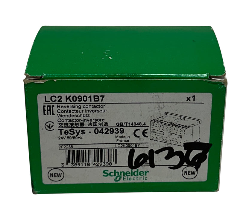 SCHNEIDER ELECTRIC LC2K0901B7 / 042939 TeSys REVERSING CONTACTOR 24VAC NSMP