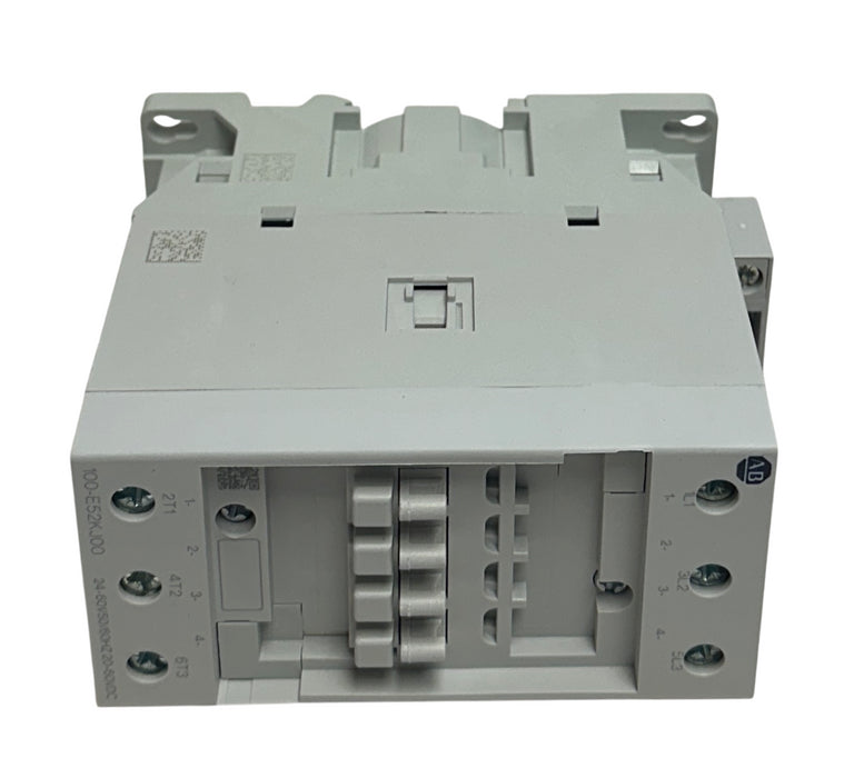 ALLEN BRADLEY 100-E52KJ00 /A IEC CONTACTOR 52A 20-60VDC PN-519976 100-E52 NSMP