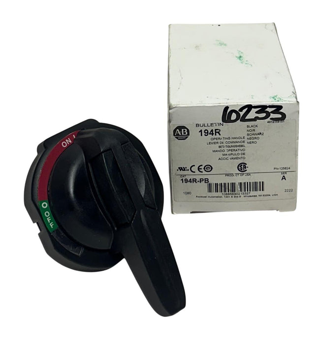 ALLEN BRADLEY 194R-PB /A BLACK OPERATING HANDLE / DISCONNECT SWITCH 60A NSMP