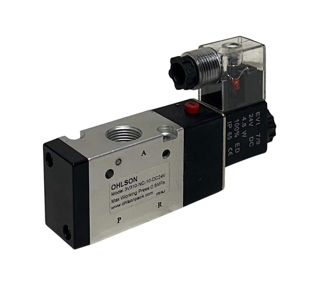 OHLSON 3V310-NC-10-DC24V / 3V310NC10DC24V SOLENOID VALVE 24VDC 4.8W COIL NSNP