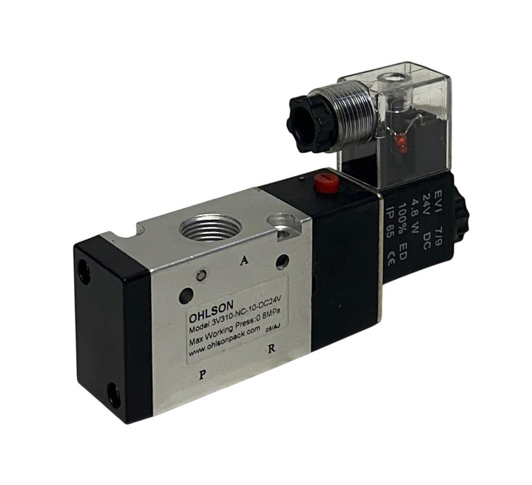 OHLSON 3V310-NC-10-DC24V / 3V310NC10DC24V SOLENOID VALVE 24VDC 4.8W COIL NSNP