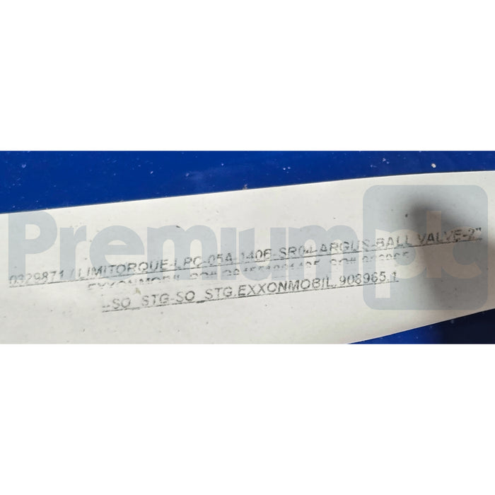 FLOWSERVE LPC-10A-166B-SR02 Limitorque Scotch Yoke Valve Actuator 2" Valve NSMP