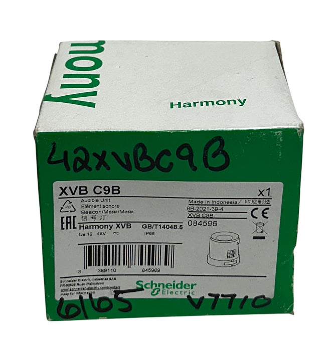 SCHNEIDER ELECTRIC XVBC9B HARMONY XVB AUDIBLE WARNING DEVICE 12-48VAC/DC NSMP