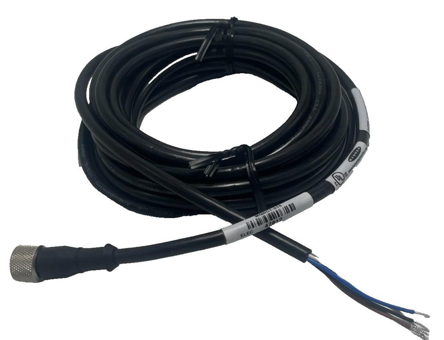BANNER MQDC1-515 STRAIGHT FEMALE CONNECTOR CYJV CABLE 5-PIN M12 16.4FT 7WA1 NSNP