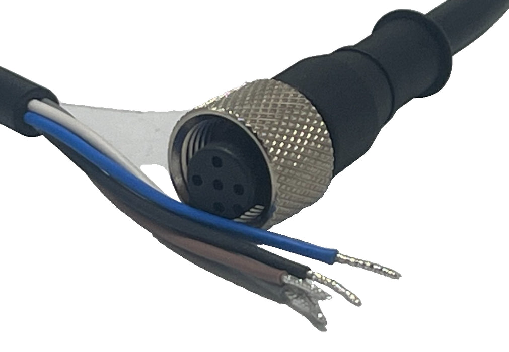 BANNER MQDC1-515 STRAIGHT FEMALE CONNECTOR CYJV CABLE 5-PIN M12 16.4FT 7WA1 NSNP