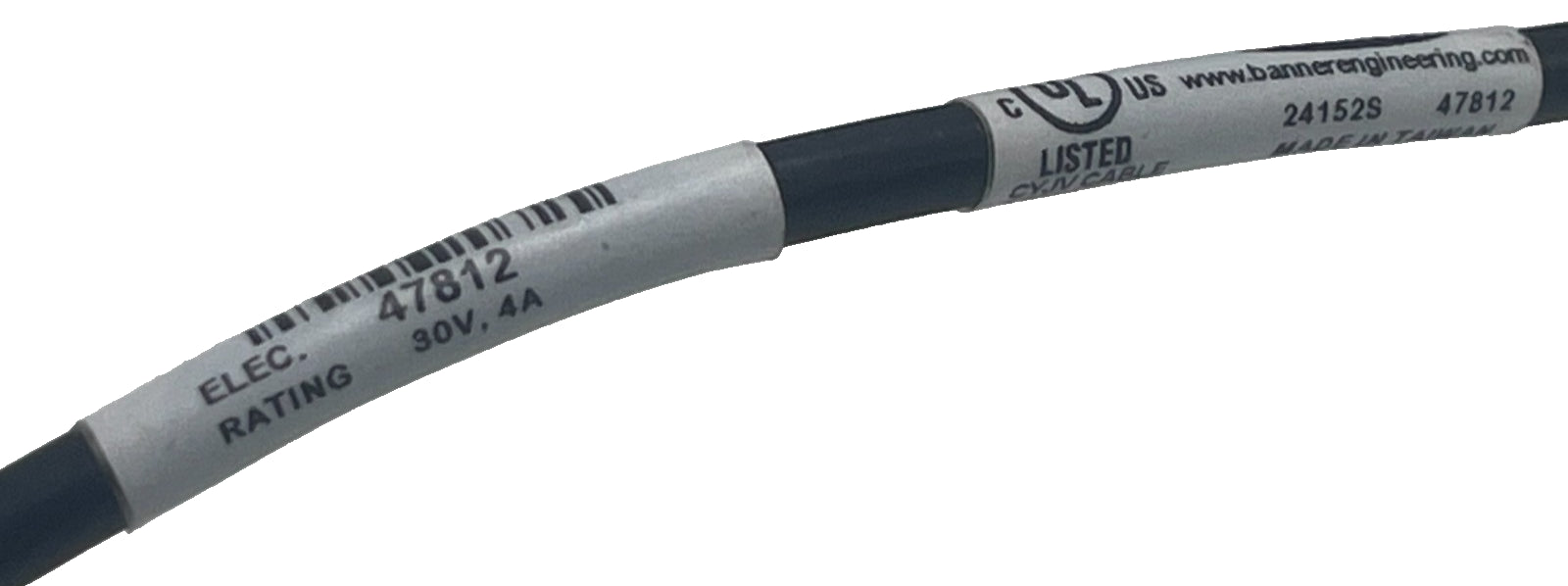 BANNER MQDC1-515 STRAIGHT FEMALE CONNECTOR CYJV CABLE 5-PIN M12 16.4FT 7WA1 NSNP