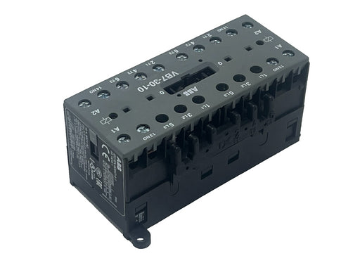 ABB VB7-30-10 MINI CONTACTOR 3-Pole + 1 Aux, W/ AUXILIARY CONTACT CAF6-11E, NSNP