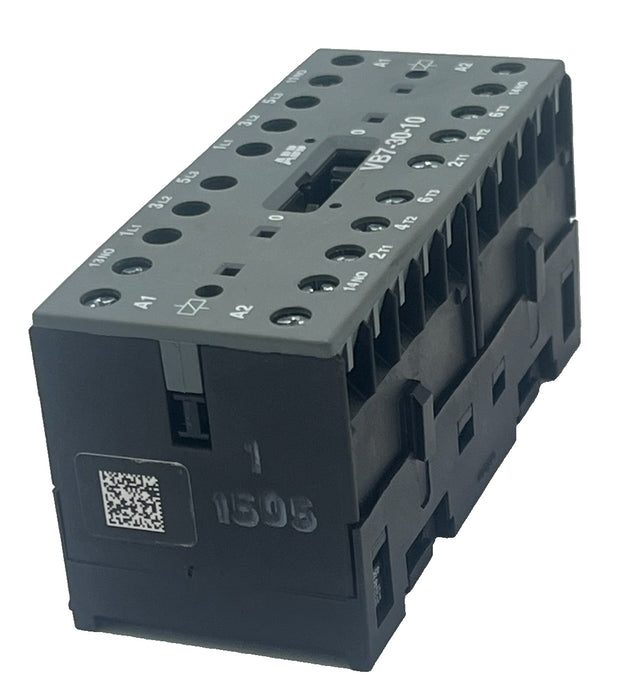 ABB VB7-30-10 MINI CONTACTOR 3-Pole + 1 Aux, W/ AUXILIARY CONTACT CAF6-11E, NSNP