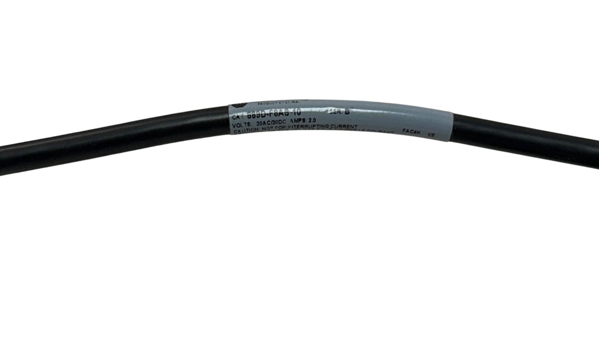 ALLEN BRADLEY 889D-F8AB-10 /B DC MICRO QD CORDSET M12 8-PIN 10M CABLE NSNP