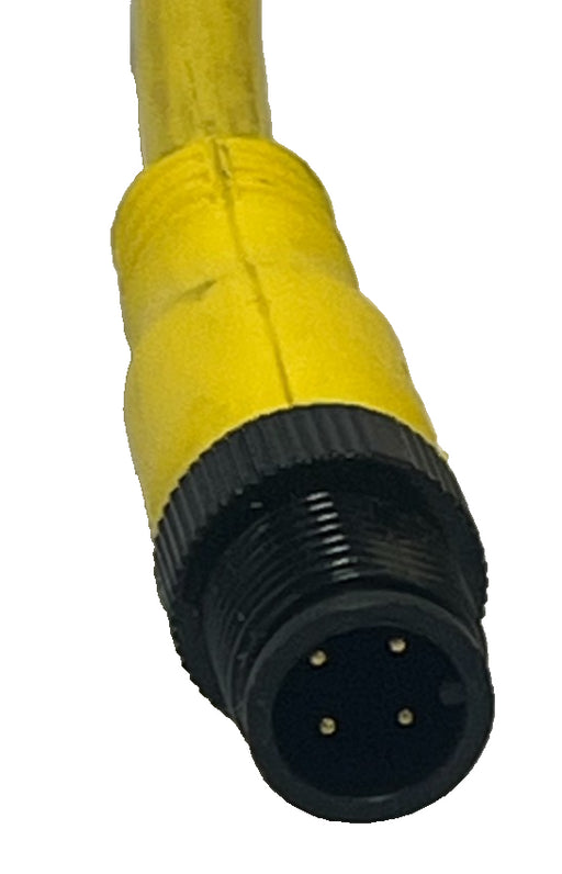 ALLEN BRADLEY 889D-F4ECDM-10 SER B MICRO CABLE FEMALE TO MALE STRAIGHT 4PIN 10M