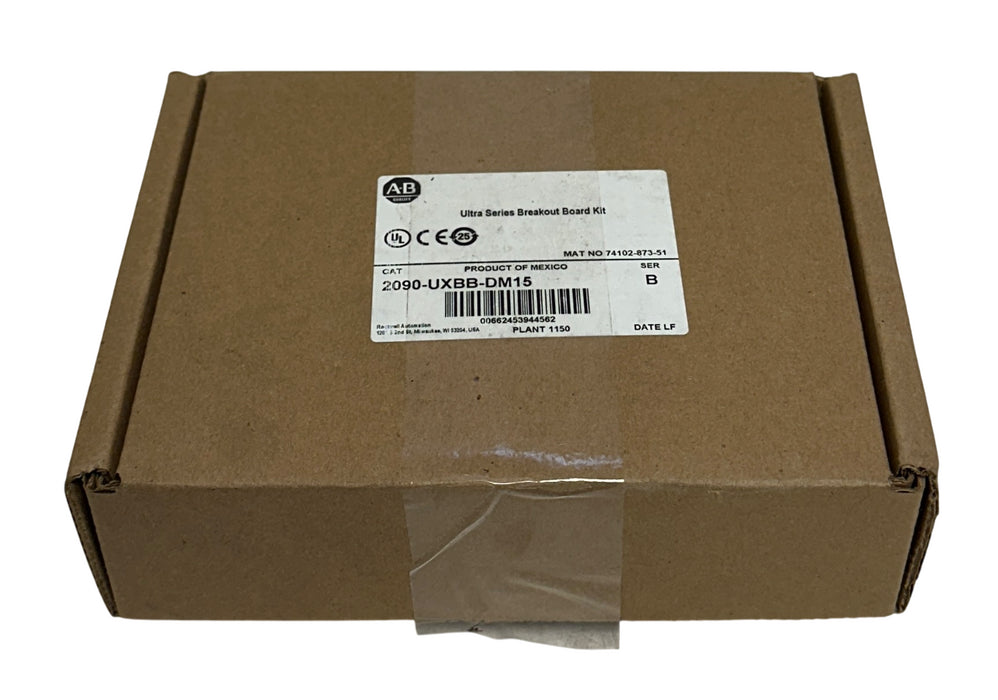 ALLEN BRADLEY 2090-UXBB-DM15 /B ULTRA 3000 SERIES BREAKOUT BOARD KIT 15-PIN NSMP