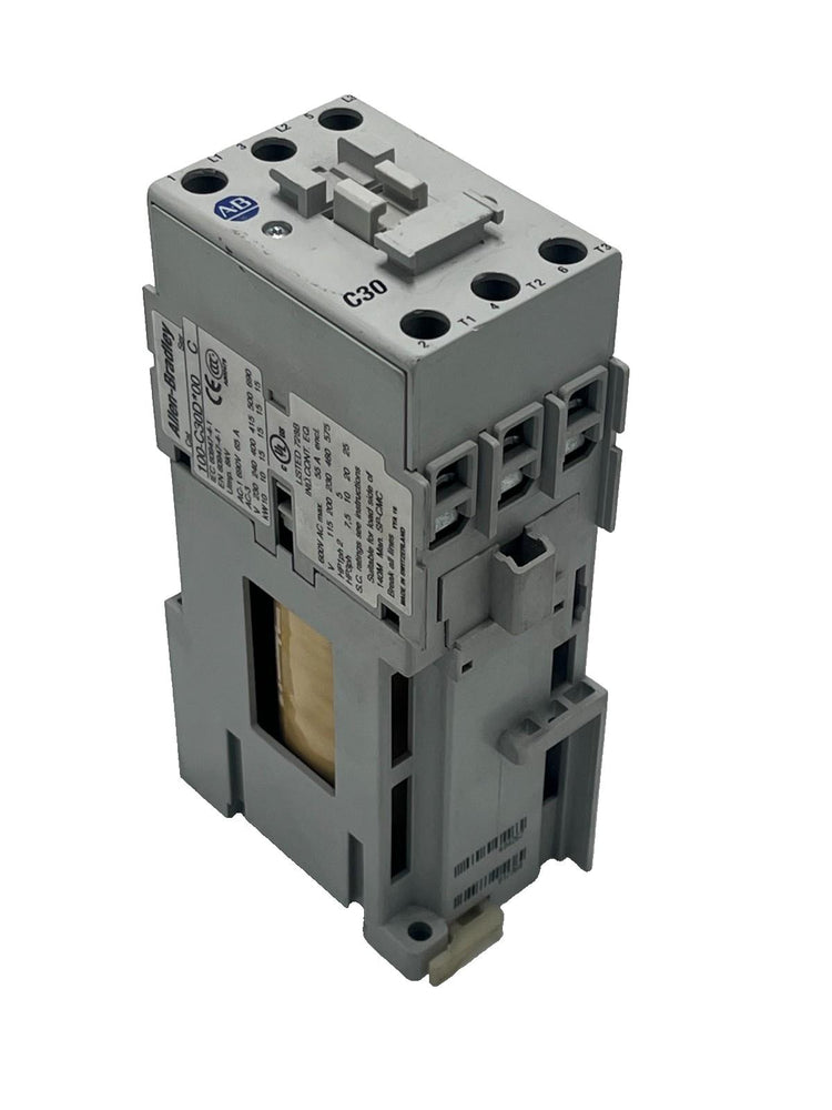 Allen-Bradley 100-C30D*00 Ser C IEC Contactor 30A 3Pole 600V w/ TC714M COIL NSNP