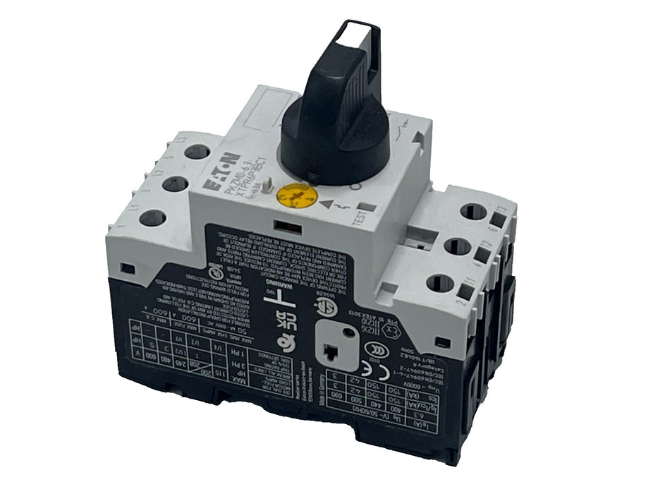 LOT OF 2 EATON XTPR6P3BC1-GR1 Manual Motor Protector, Starter / Overload Relay