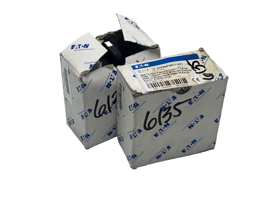 LOT OF 2 EATON XTPR6P3BC1-GR1 Manual Motor Protector, Starter / Overload Relay