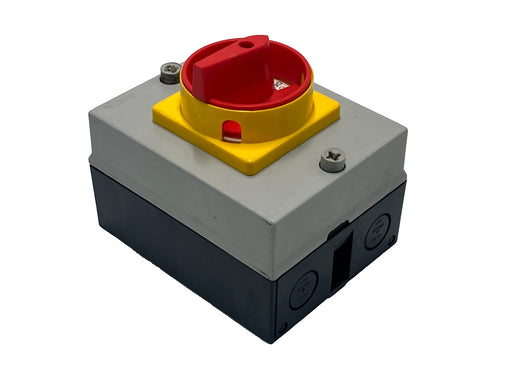 RS PRO 466-249 Rotary Isolator Switch 20A 4Pole DIN Rail Mount Non-Fused IP65