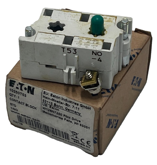 4 EATON 10250T53 STD CONTACT BLOCKS HEAVY-DUTY 2NC SERIES D2 600VAC NSMP
