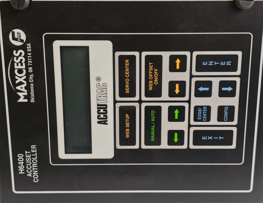Maxcess FIFE North American H6400 Accuset Controller For Accutrac System NSNP