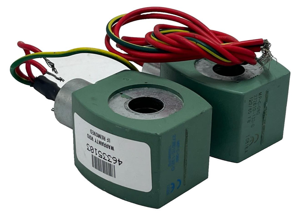 LOT OF 2 NEW ASCO MP-C-080 Solenoid Coil 120V AC 20.1W 60Hz (P/N 272610-132-D)